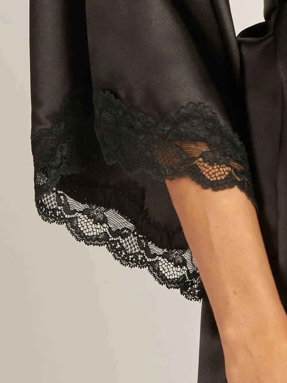 Noir - Boux Avenue Peignoir Amelia