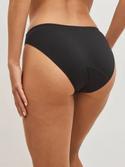 Noir - Caleçons 3 Lot d’époque en coton à flux moyen