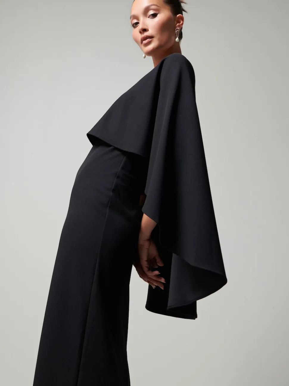 Noir - Cape Robe longue