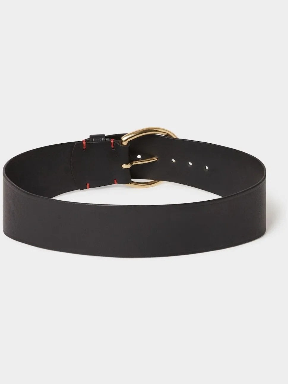 Noir - Ceinture Osprey London The Oversize à boucle en cuir