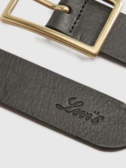 Noir - Ceintures Levi's® à boucle rectangulaire avec Logo