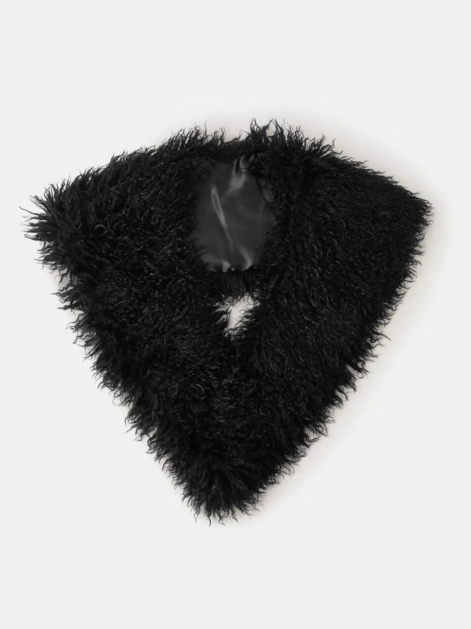 Noir - Écharpe Accessorize Shaggy en fausse fourrure