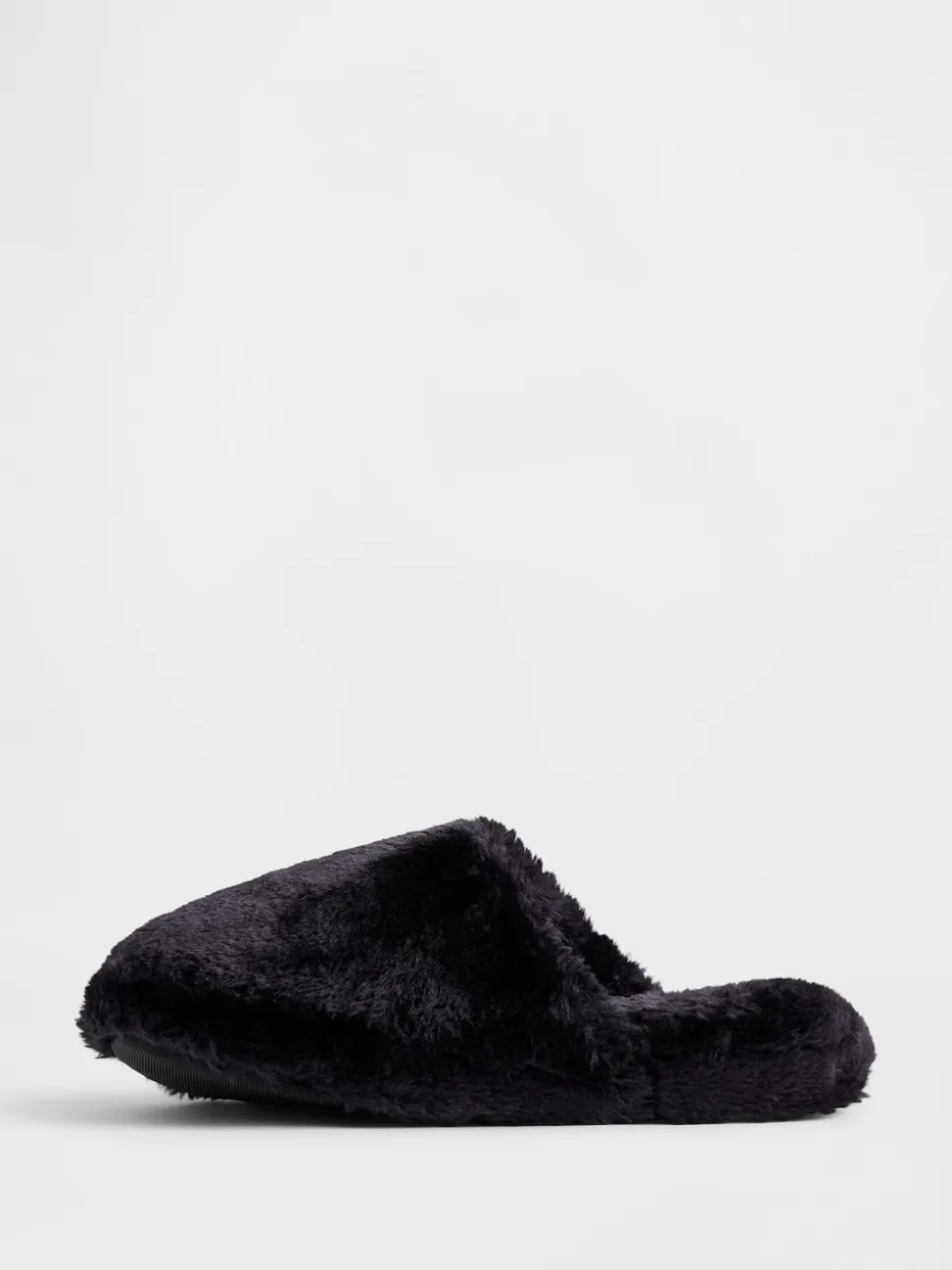 Noir - Chaussons Gap en fausse fourrure