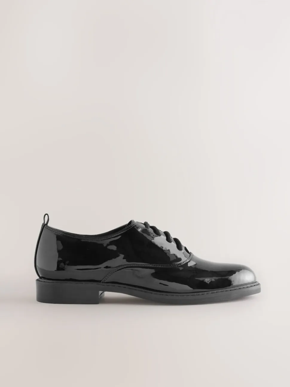 Noir - Chaussures à lacets Forever Comfort® vernies à bout en amande