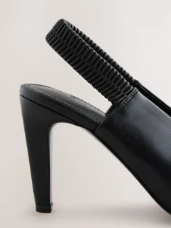 Noir - Chaussures à talons hauts à bout pointu