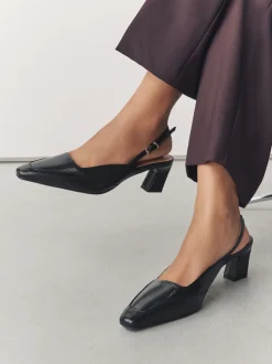 Noir - Chaussures à talons Forever Comfort® à bout carré et bride arrière