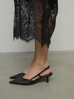 Noir - Chaussures à talons Forever Comfort® à bride arrière en maille pointue