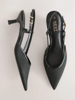 Noir - Chaussures à talons Forever Comfort® à bride arrière en maille pointue
