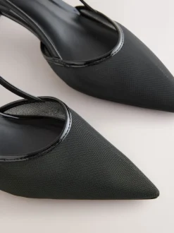 Noir - Chaussures à talons Forever Comfort® à bride arrière en maille pointue