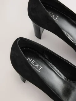 Noir - Chaussures de cour à bout rond