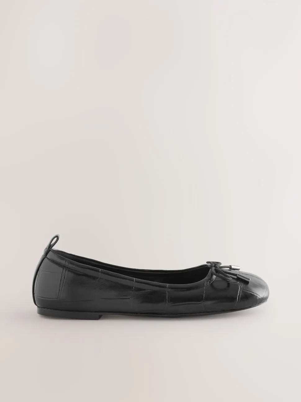 Noir - Chaussures plates Forever Comfort® à bout carré avec nœud
