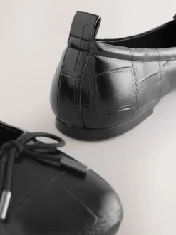Noir - Chaussures plates Forever Comfort® à bout carré avec nœud