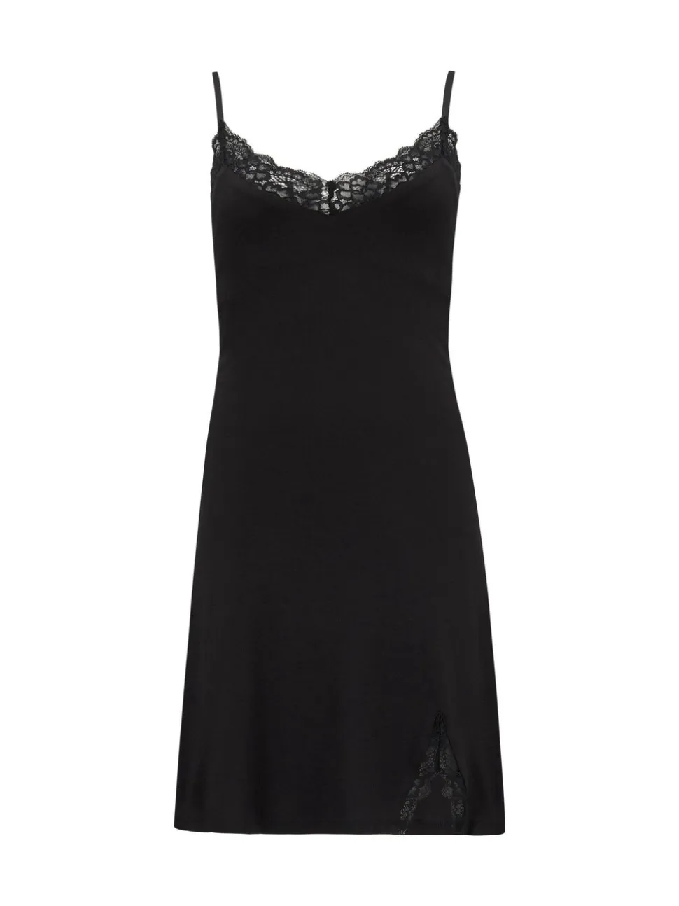 Noir - Chemise Pour Moi Sofa Loves Dentelle support caché en jersey fendu