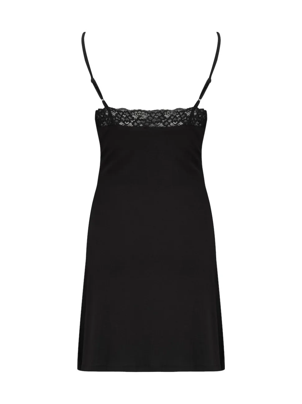 Noir - Chemise Pour Moi Sofa Loves Dentelle support caché en jersey fendu