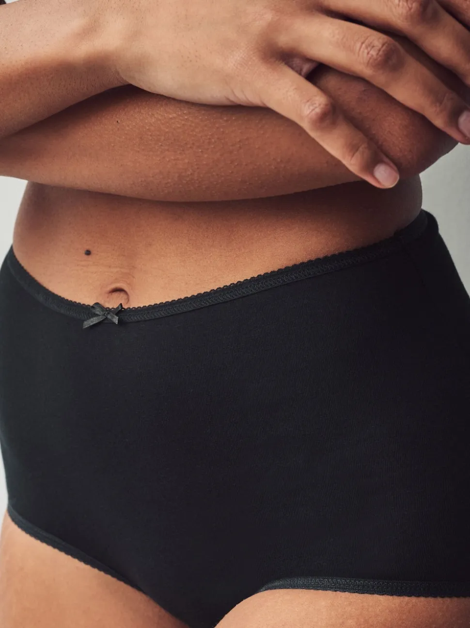 Noir - Culotte en coton riche 5 Pack