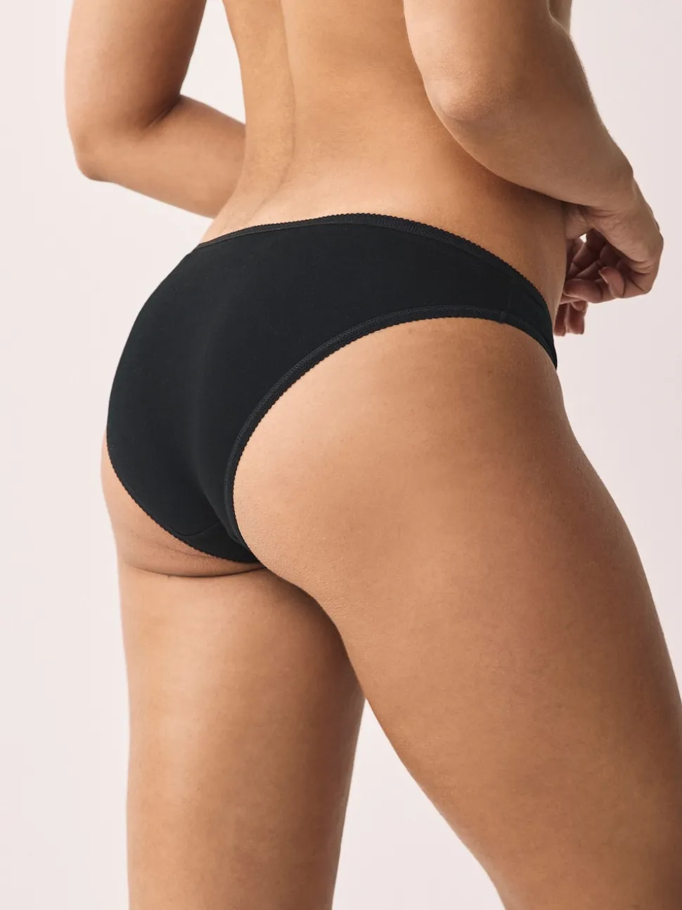 Noir - Culotte en coton riche 5 Pack