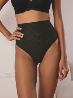 Noir - Culotte gainante sculptante de qualité supérieure N.