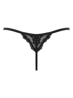 Noir - Culotte Pour Moi Fleur effrontée en forme de V