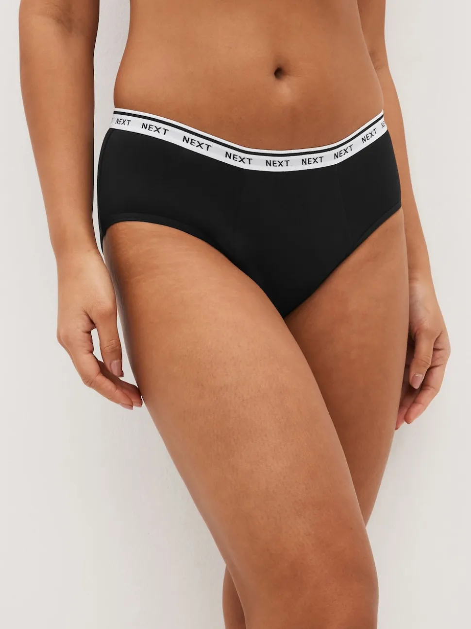 Noir - Culotte pour règles abondantes 2 Pack