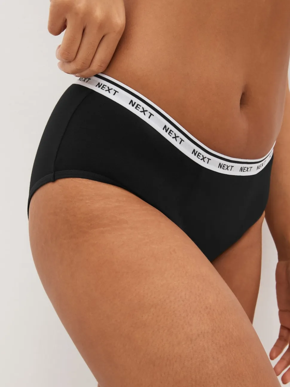 Noir - Culotte pour règles abondantes 2 Pack