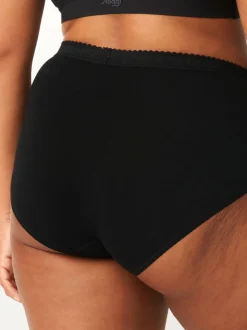 Noir - Culotte Sloggi Tummy Control 2 Pack Knickers
