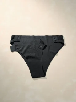 Noir - Culottes adaptables à imprimé animal en jacquard