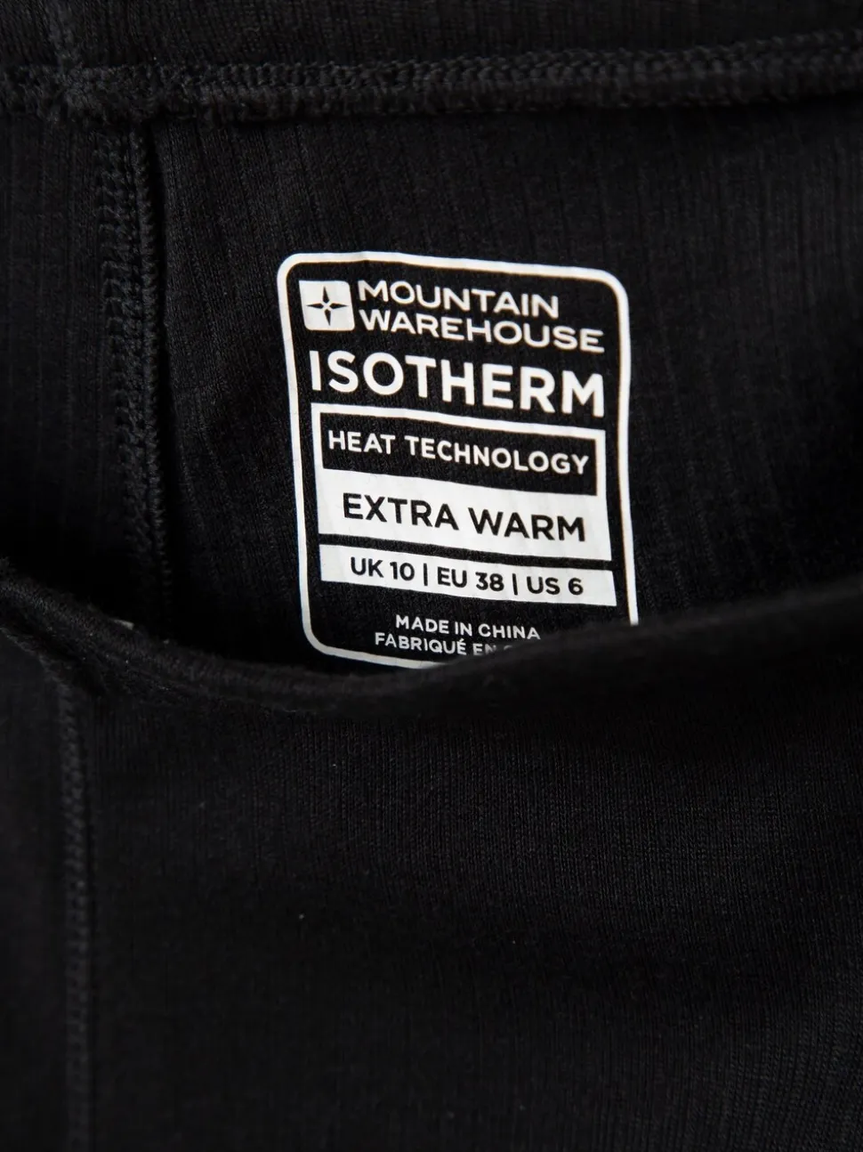 Noir - Ensemble Mountain Warehouse Talus haut thermique et jogging femme