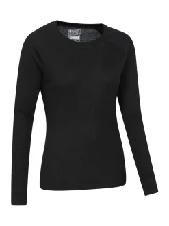 Noir - Ensemble Mountain Warehouse Talus haut thermique et jogging femme