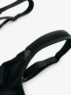 Noir - F-K Ultimate Support Cotton Minimiser Soutien-gorge à bretelles rembourré