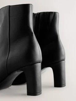 Noir - Forever Comfort® Block Heeled Ankle Bottes