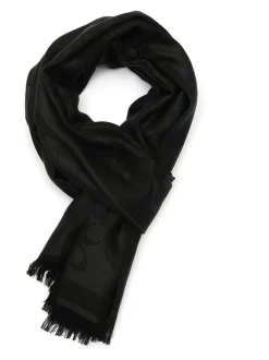 Noir - Foulard COACH Bias Signature C Oblong