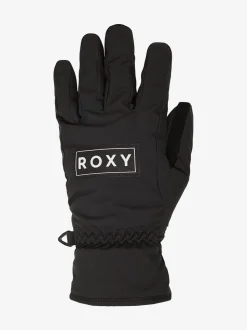 Noir - Gants de ski Roxy Freshfield à logo