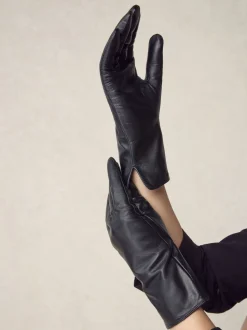 Noir - Gants en cuir