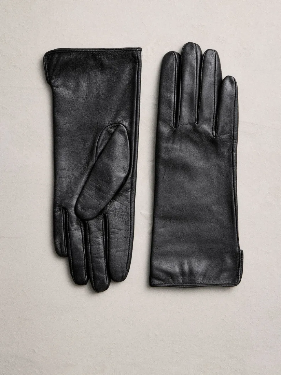 Noir - Gants en cuir