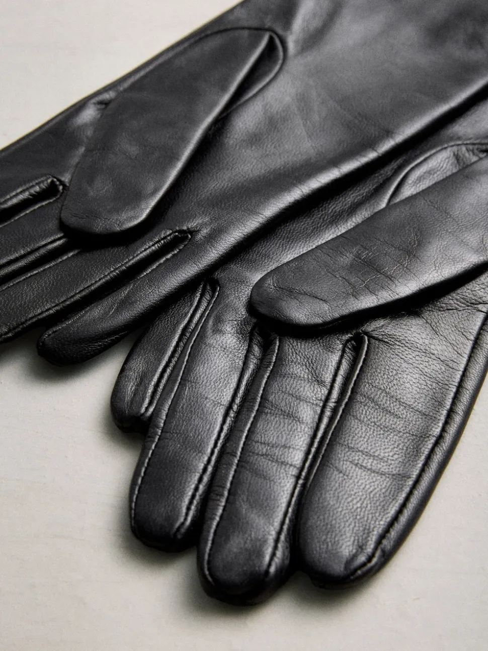 Noir - Gants en cuir