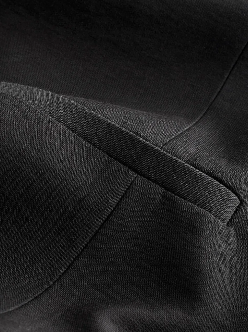 Noir - Gilet à col en V avec boutons