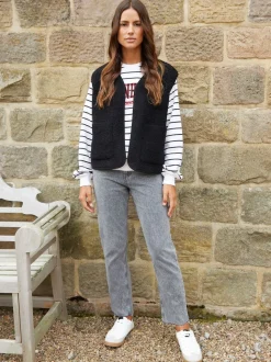 Noir - Gilet Borg réversible Threadbare
