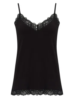 Noir - Haut de pyjama Pour Moi Sofa Loves Dentelle support caché doux