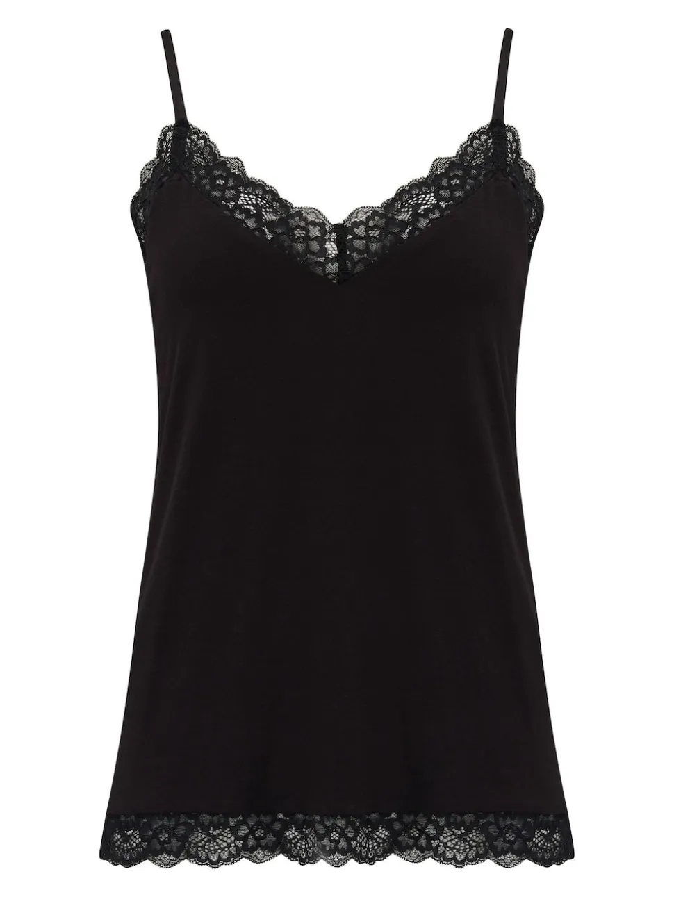 Noir - Haut de pyjama Pour Moi Sofa Loves Dentelle support caché doux