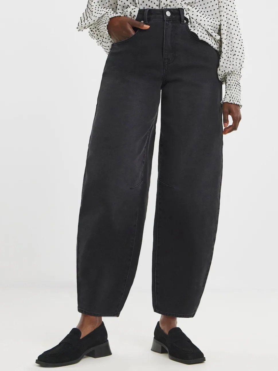 Noir - JD Williams Jean authentique Coupe ballon