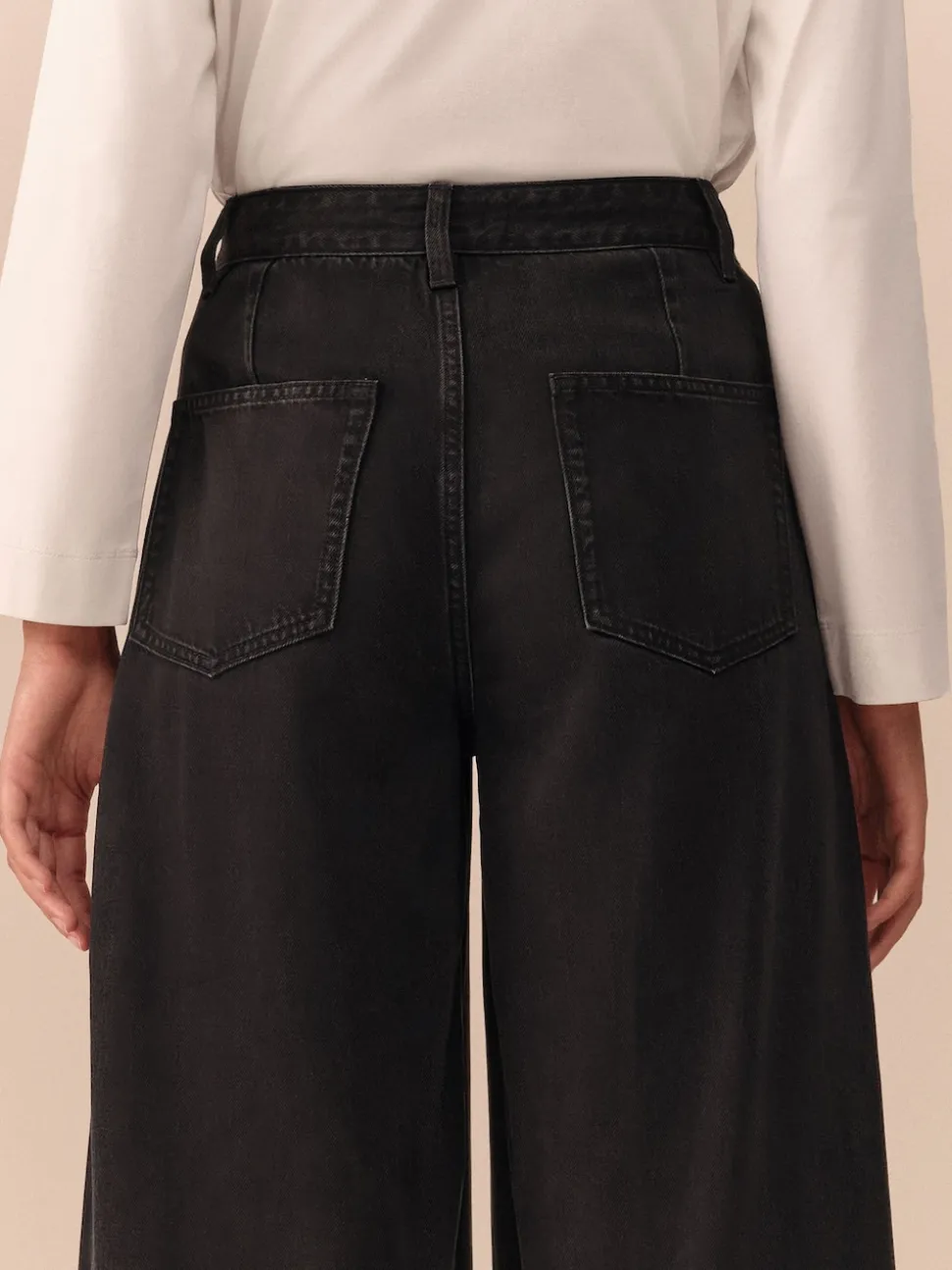 Noir - Jean large N. Premium Palazzo