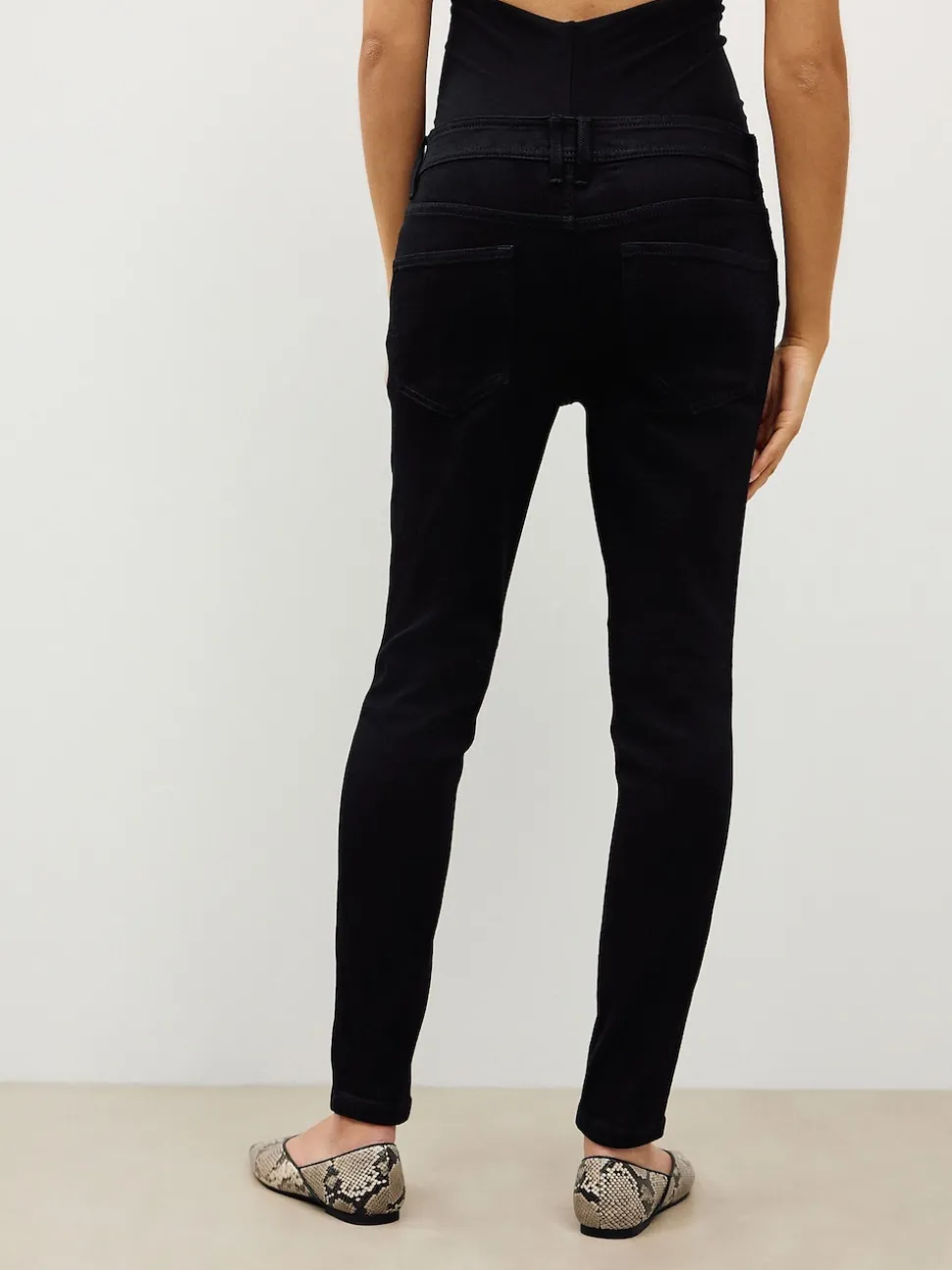 Noir - Jeans Skinny de maternité