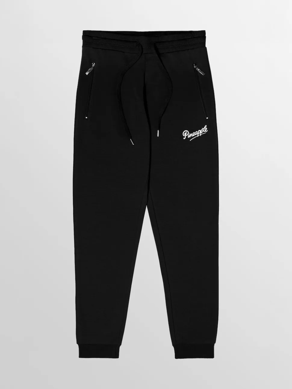 Noir - Joggers Skinny Zip à l'ananas