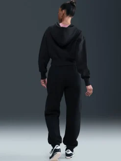 Noir - Jogging Nike oversize en polaire Phoenix taille haute à logo
