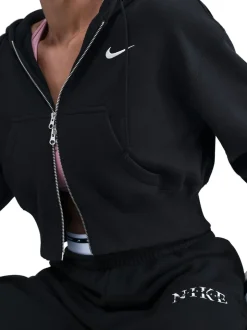 Noir - Jogging Nike oversize en polaire Phoenix taille haute à logo