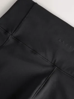 Noir - Legging d’extérieur doublé en polaire à poignée chaude