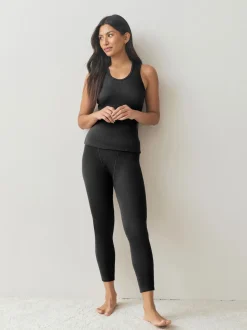 Noir - Leggings côtelés douillets Thermal Max Warmth