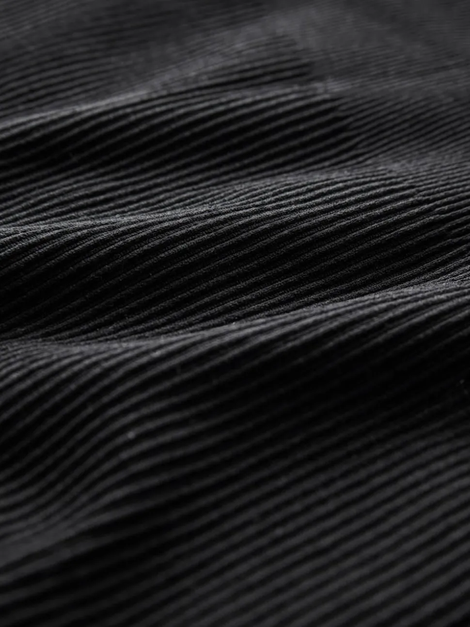 Noir - Leggings de maternité côtelés sans couture