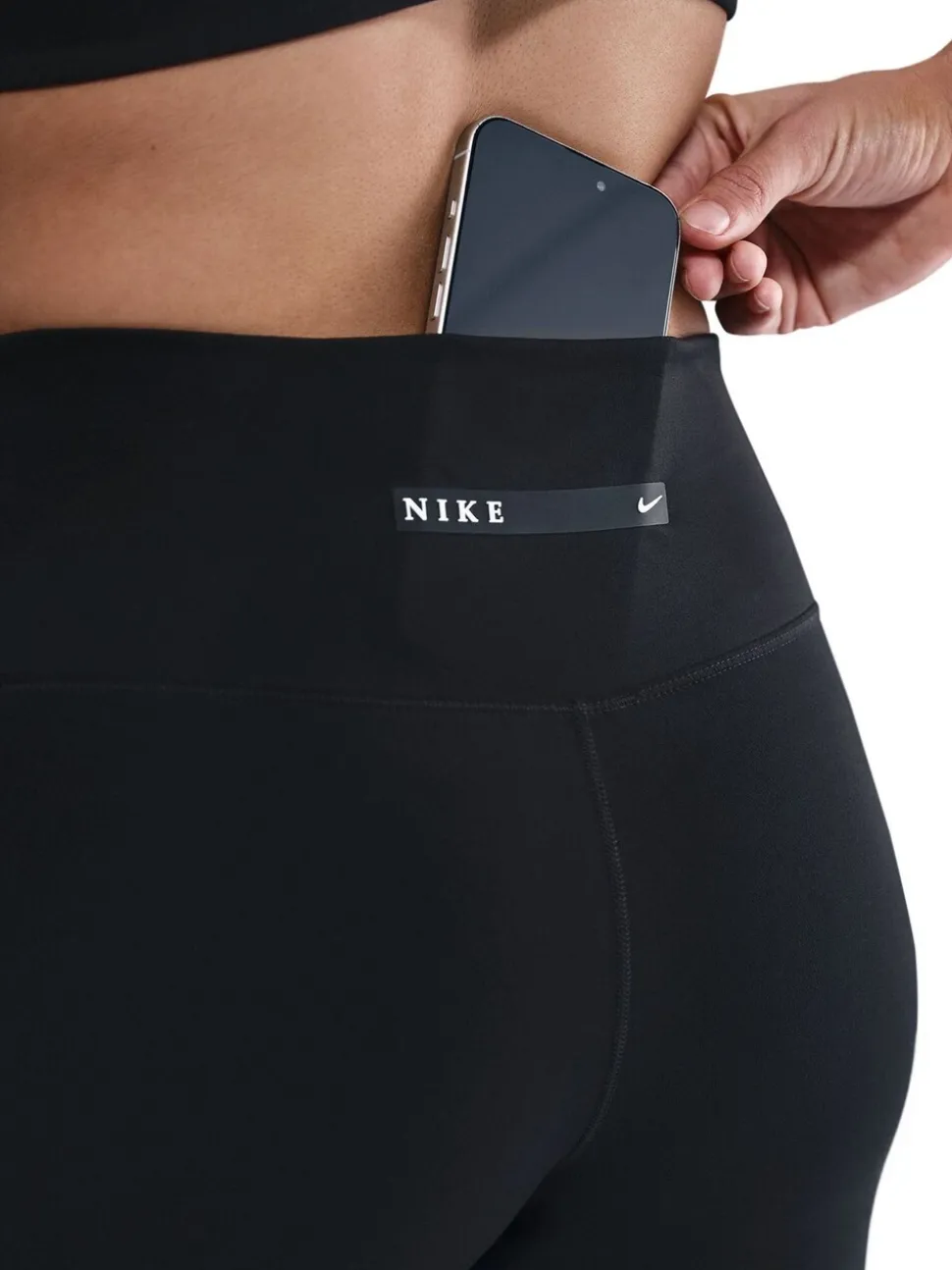 Noir - Leggings Nike One taille haute