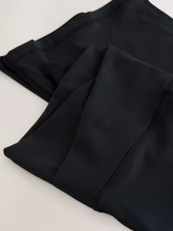 Noir - Leggings évasés Active Balance enveloppants sur le devant
